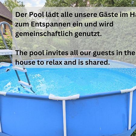 W5 - Urlaubsmagie - Wohnung Mit Grill, Terrasse & Pool Lichtenhain  Exterior foto
