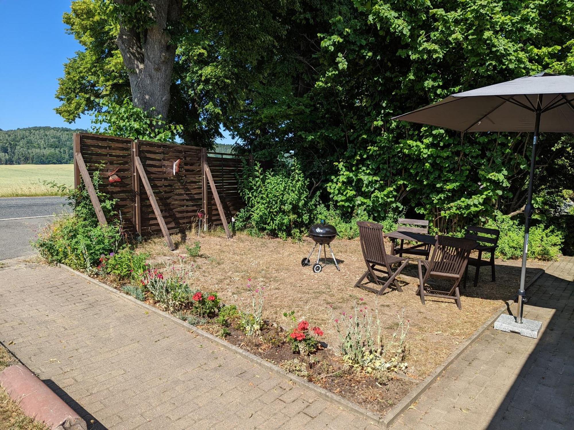 W5 - Urlaubsmagie - Wohnung Mit Grill, Terrasse & Pool Lichtenhain  Exterior foto