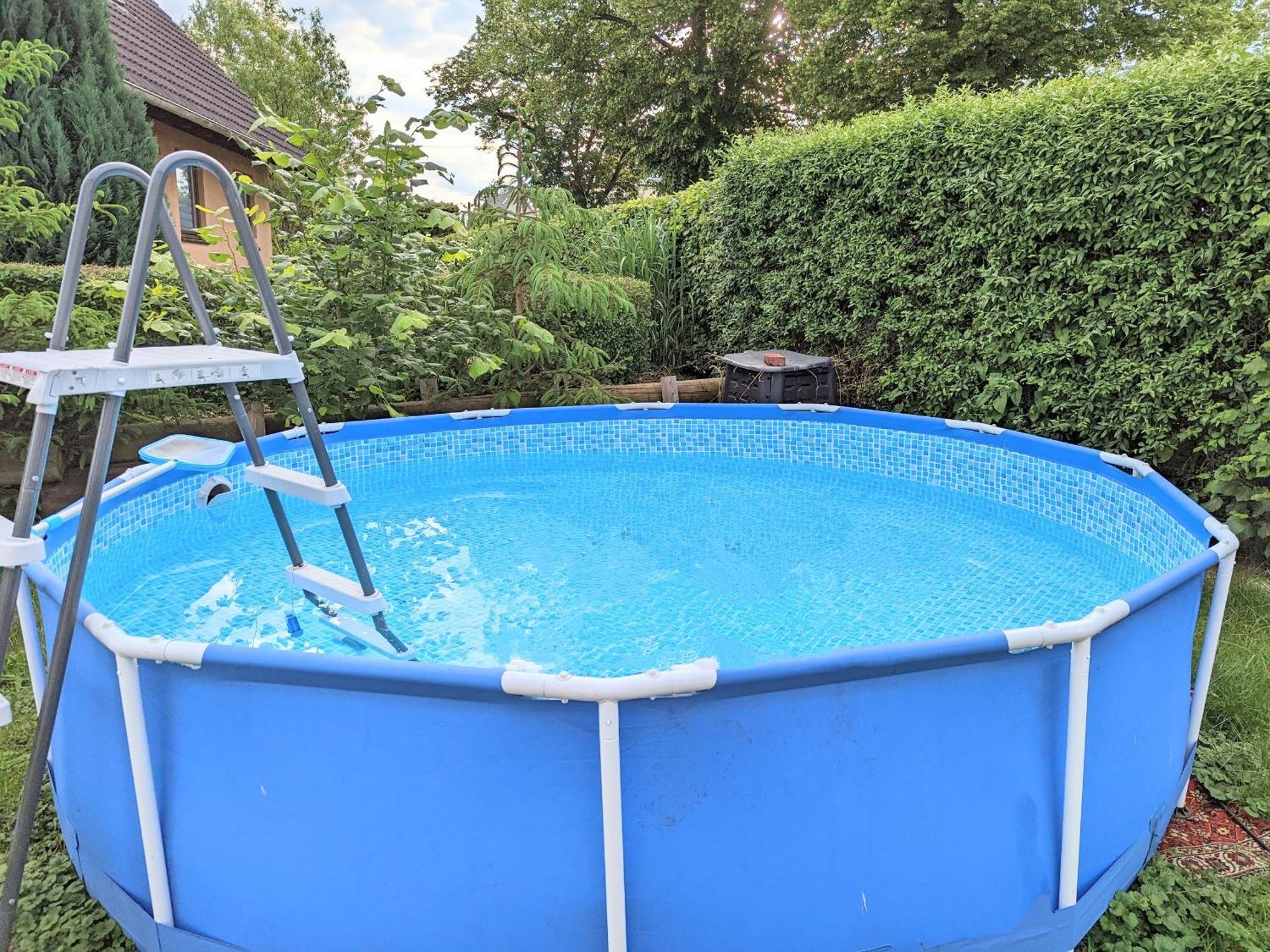 W5 - Urlaubsmagie - Wohnung Mit Grill, Terrasse & Pool Lichtenhain  Exterior foto