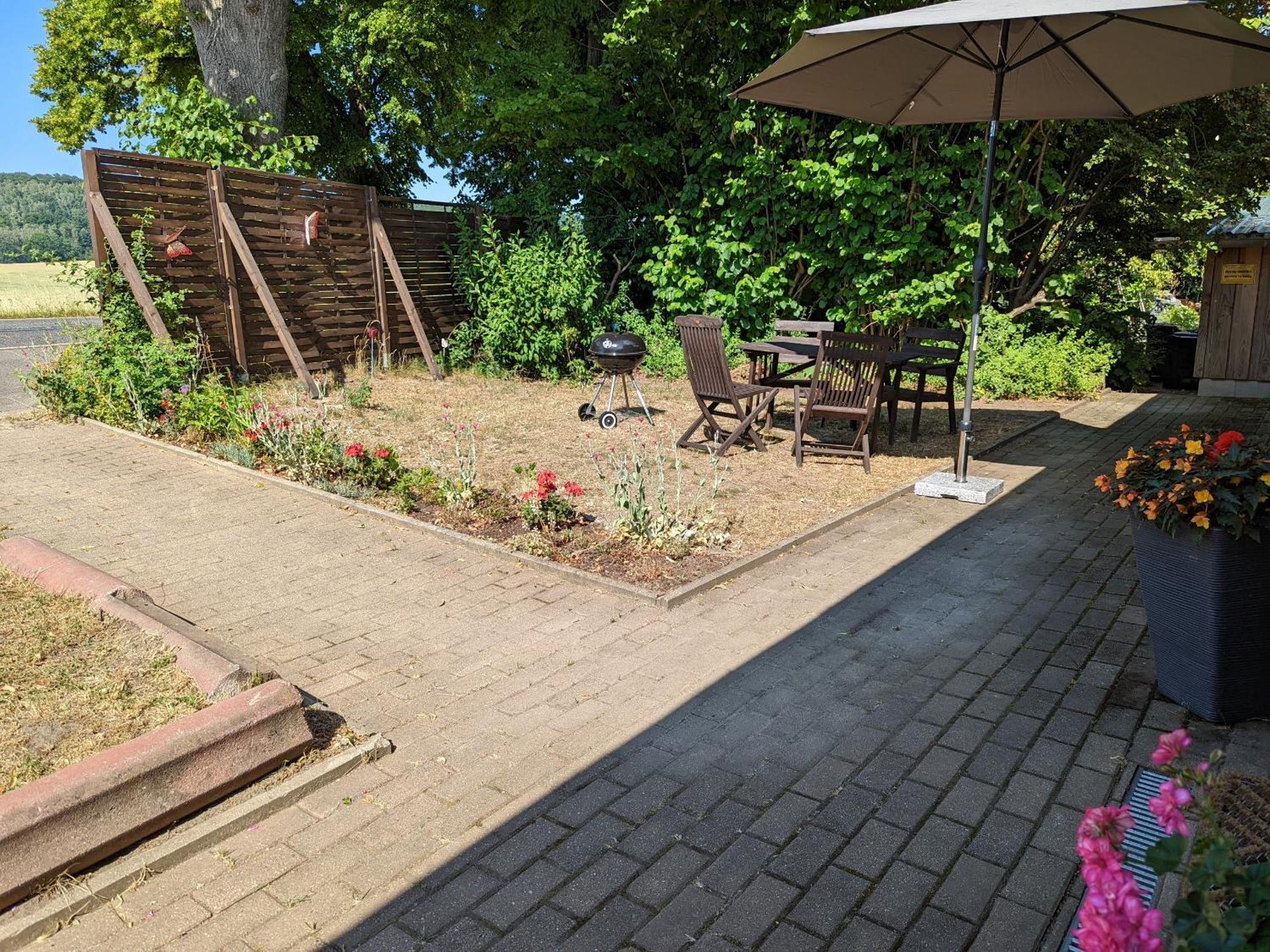 W5 - Urlaubsmagie - Wohnung Mit Grill, Terrasse & Pool Lichtenhain  Exterior foto